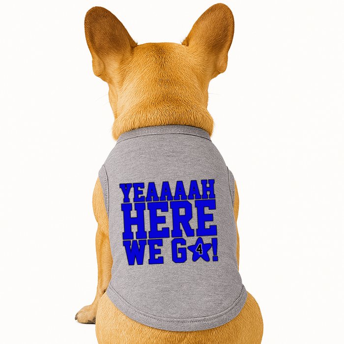 Yeah Here We Go Dallas Football Sport Doggie Tank