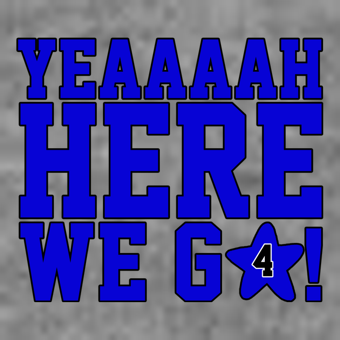 Yeah Here We Go Dallas Football Sport Doggie Tank