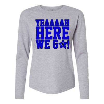 Yeah Here We Go Dallas Football Sport Womens Cotton Relaxed Long Sleeve T-Shirt