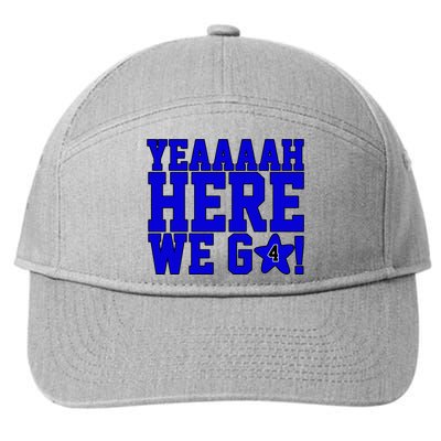 Yeah Here We Go Dallas Football Sport 7-Panel Snapback Hat