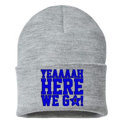 Yeah Here We Go Dallas Football Sport Sustainable Knit Beanie