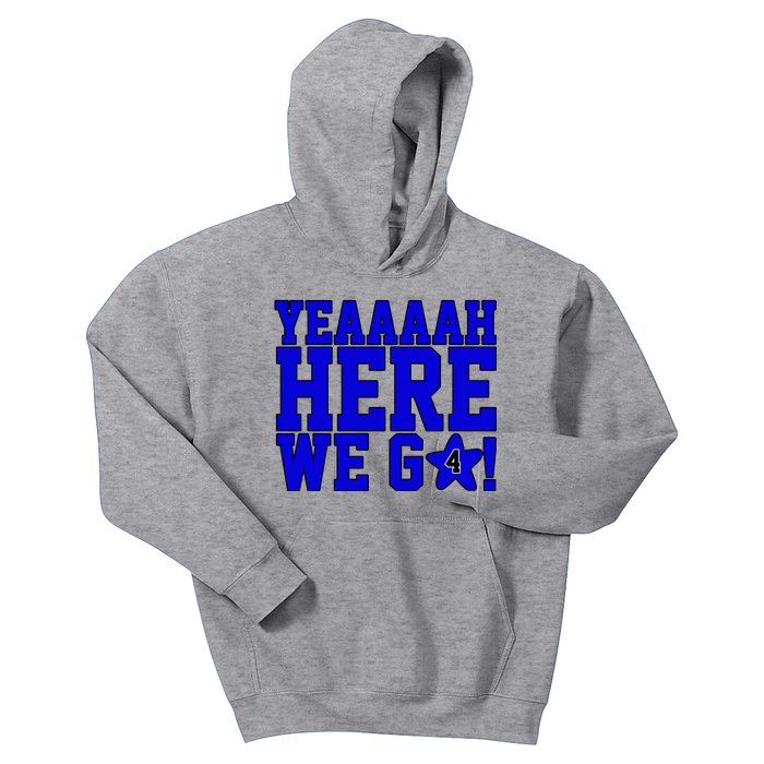 Yeah Here We Go Dallas Football Sport Kids Hoodie