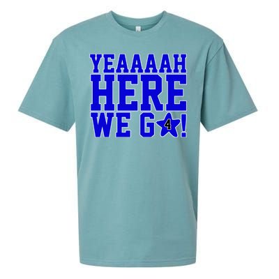 Yeah Here We Go Dallas Football Sport Sueded Cloud Jersey T-Shirt