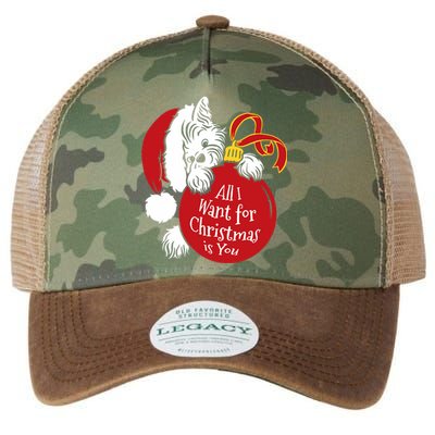 Yorkie Holiday Xmas Cute Dog Owners Christmas Legacy Tie Dye Trucker Hat