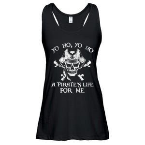 Yo Ho Yo Ho A PirateS Life For Me Skulls Ladies Essential Flowy Tank