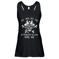 Yo Ho Yo Ho A PirateS Life For Me Skulls Ladies Essential Flowy Tank