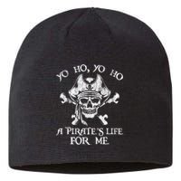 Yo Ho Yo Ho A PirateS Life For Me Skulls Sustainable Beanie