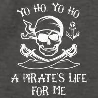 Yo Ho Yo Ho A Pirates Life For Me Spooky Skeleton Pirate Vector Backpack
