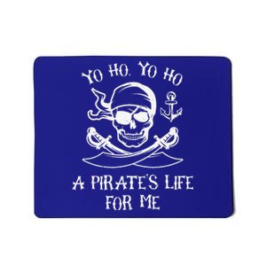 Yo Ho Yo Ho A Pirates Life For Me Spooky Skeleton Pirate Mousepad