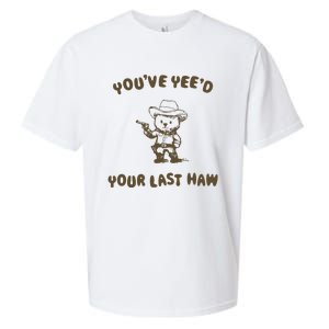 You Have Yeed Your Last Haw Retro Sueded Cloud Jersey T-Shirt