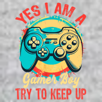 Yes I'm A Gamer Try To Keep Up Tall T-Shirt
