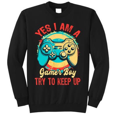 Yes I'm A Gamer Try To Keep Up Sweatshirt
