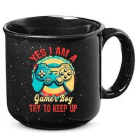 Yes I'm A Gamer Try To Keep Up 15oz Campfire Ceramic Mug