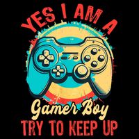 Yes I'm A Gamer Try To Keep Up Youth Performance Sprint T-Shirt