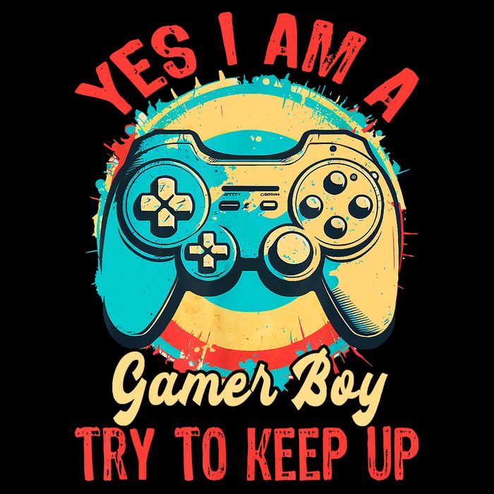 Yes I'm A Gamer Try To Keep Up Youth Performance Sprint T-Shirt
