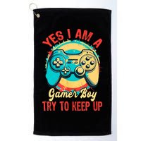 Yes I'm A Gamer Try To Keep Up Golf Towel