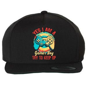 Yes I'm A Gamer Try To Keep Up Wool Snapback Cap