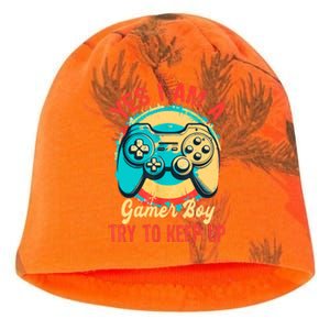 Yes I'm A Gamer Try To Keep Up Kati - Camo Knit Beanie