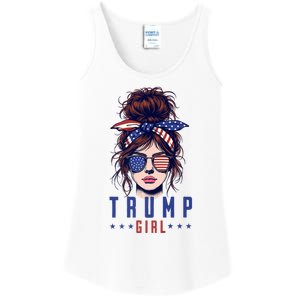 Yes IM A Trump Girl Get Over It Trump 2024 Election Ladies Essential Tank