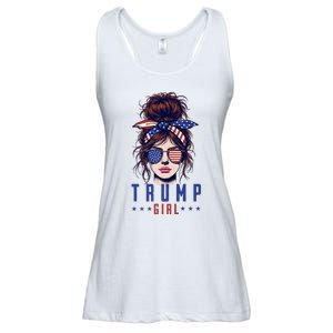 Yes IM A Trump Girl Get Over It Trump 2024 Election Ladies Essential Flowy Tank