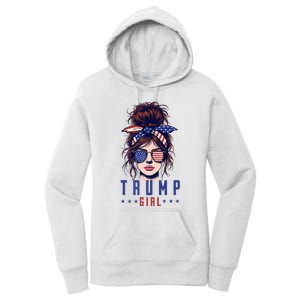 Yes IM A Trump Girl Get Over It Trump 2024 Election Women's Pullover Hoodie