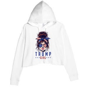 Yes IM A Trump Girl Get Over It Trump 2024 Election Crop Fleece Hoodie