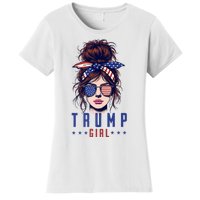 Yes IM A Trump Girl Get Over It Trump 2024 Election Women's T-Shirt