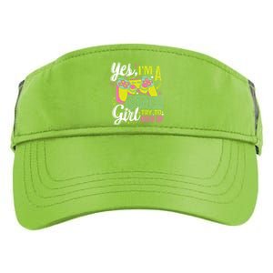 Yes Im A Gamer Try To Keep Up Quote For A Gamer Gift Adult Drive Performance Visor