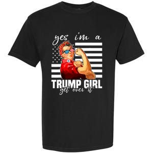 Yes IM A Trump Girl Get Over It Trump 2024 Garment-Dyed Heavyweight T-Shirt