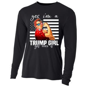 Yes IM A Trump Girl Get Over It Trump 2024 Cooling Performance Long Sleeve Crew