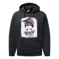 Yes IM A Trump Girl Deal With It 2024 Performance Fleece Hoodie