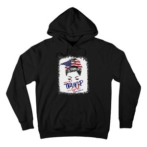 Yes IM A Trump Girl Deal With It 2024 Hoodie