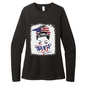 Yes IM A Trump Girl Deal With It 2024 Womens CVC Long Sleeve Shirt