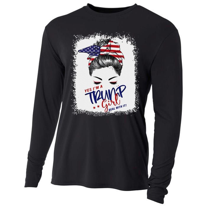 Yes IM A Trump Girl Deal With It 2024 Cooling Performance Long Sleeve Crew