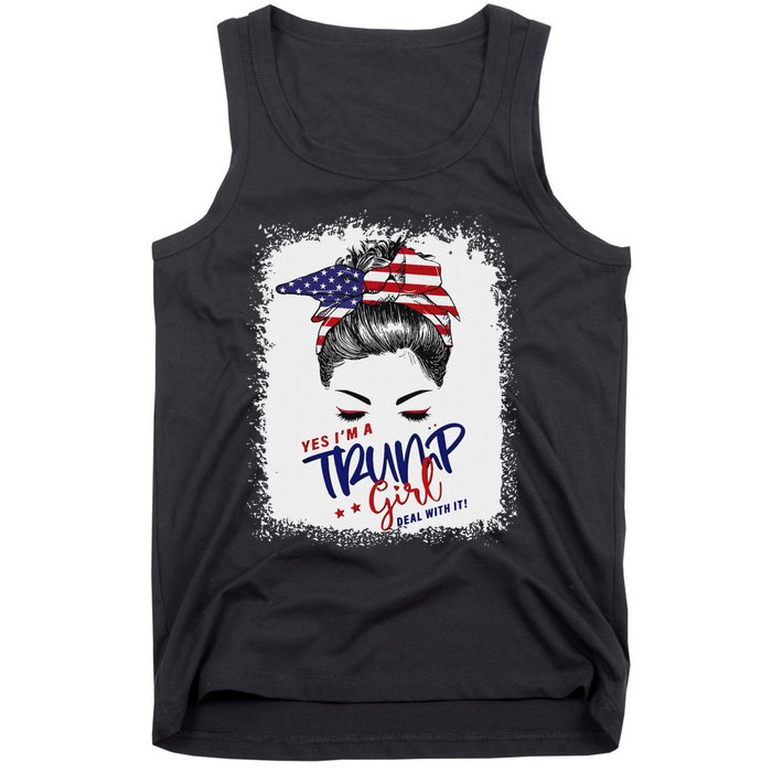 Yes IM A Trump Girl Deal With It 2024 Tank Top