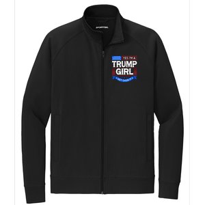 Yes IM A Trump Get Over It Trump For President Gift Stretch Full-Zip Cadet Jacket