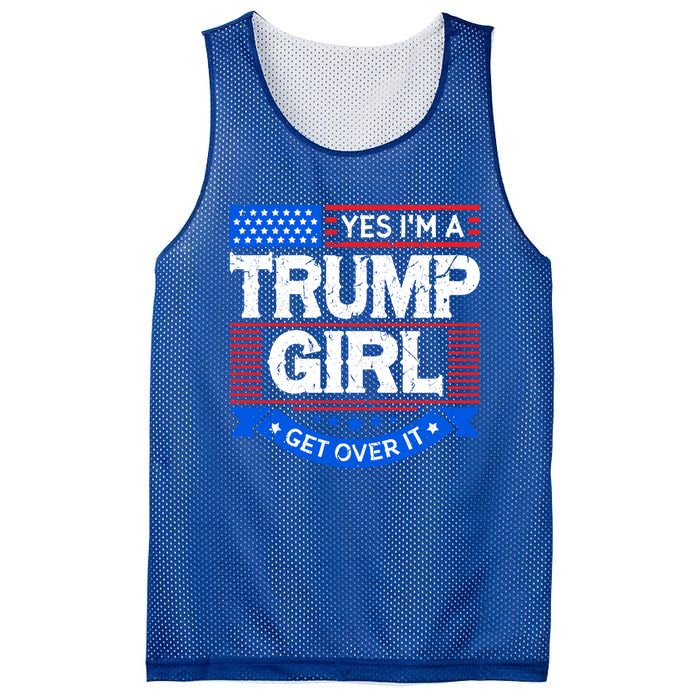 Yes IM A Trump Get Over It Trump For President Gift Mesh Reversible Basketball Jersey Tank