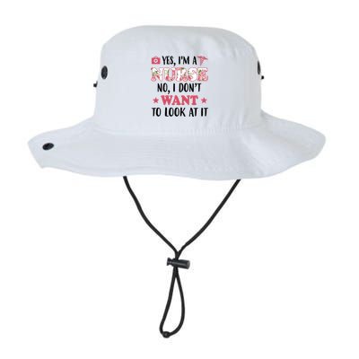 Yes I'm A Nurse Funny Floral Legacy Cool Fit Booney Bucket Hat