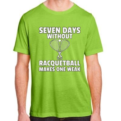 Yes I'm A Rocket Scientist Funny Tennis Player Racquetball P Adult ChromaSoft Performance T-Shirt