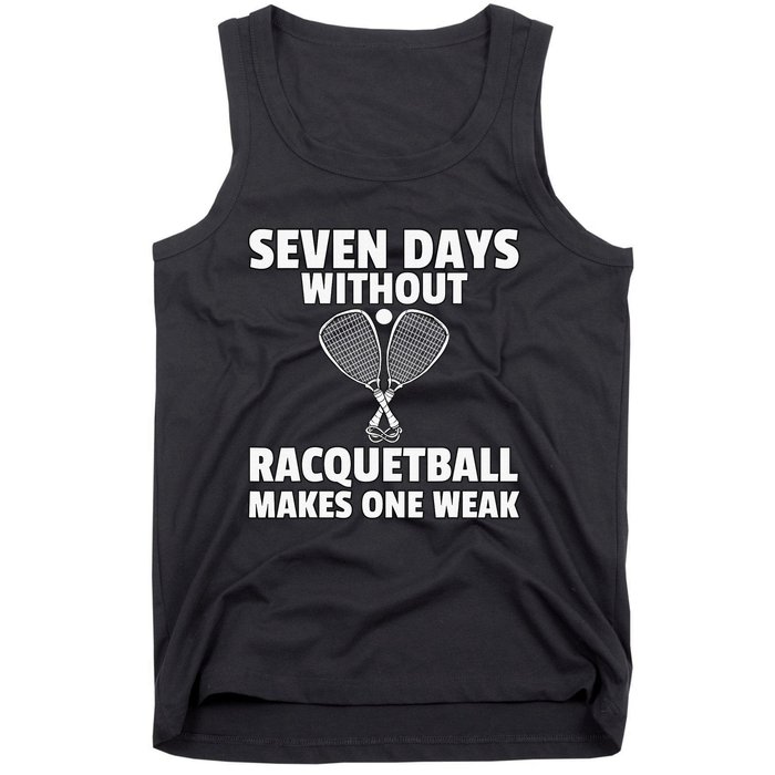 Yes I'm A Rocket Scientist Funny Tennis Player Racquetball P Tank Top