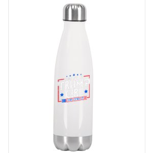 Yes IM A Trump Girl Get Over It Gifts For Trump Supporter Stainless Steel Insulated Water Bottle