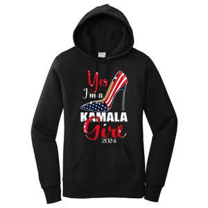 Yes IM A Kamala Stilettos High Heel Harris 2024 Vote Women's Pullover Hoodie