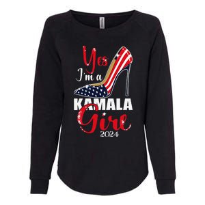 Yes IM A Kamala Stilettos High Heel Harris 2024 Vote Womens California Wash Sweatshirt