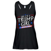 Yes IM A Trump Girl Get Over It Gifts For Trump Supporter Ladies Essential Flowy Tank