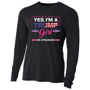 Yes IM A Trump Girl No Apologies 2024 Election Cooling Performance Long Sleeve Crew