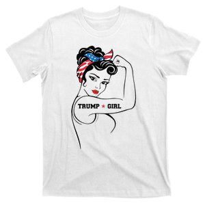 Yes IM A Trump Girl Get Over It Trump 2024 Election T-Shirt