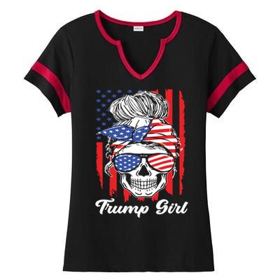 Yes IM A Trump IM Still A Trump Great Gift Ladies Halftime Notch Neck Tee