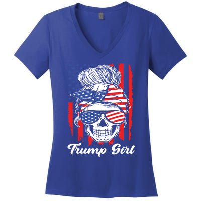 Yes IM A Trump IM Still A Trump Great Gift Women's V-Neck T-Shirt