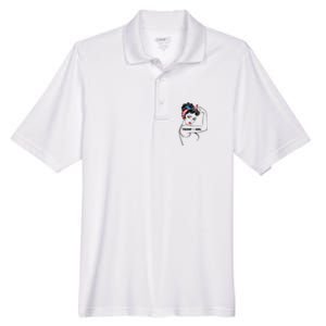 Yes IM A Trump Girl Get Over It Trump 2024 Election Gifts Men's Origin Performance Pique Polo