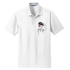 Yes IM A Trump Girl Get Over It Trump 2024 Election Gifts Dry Zone Grid Polo